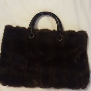 Isabella's Journey Faux Fur Handbag
